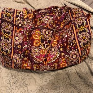 Vera Bradley Iconic large quilted duffel